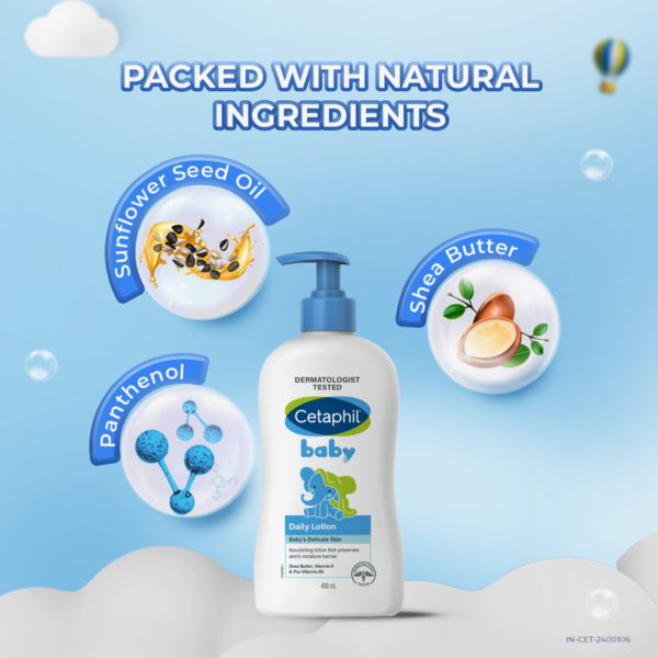 Cetaphil Baby Daily Lotion 400 ml - Image 5