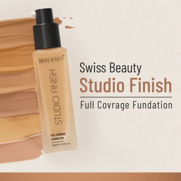 Studio Finish Full Coverage Foundation - 04 Warm Nude - Image 2