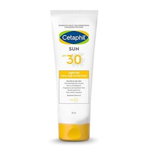 Cetaphil - Sun Spf 30 Sunscreen Gel, White, Hydrate & Nourish With Chemical Free Sun Protection,100 ml