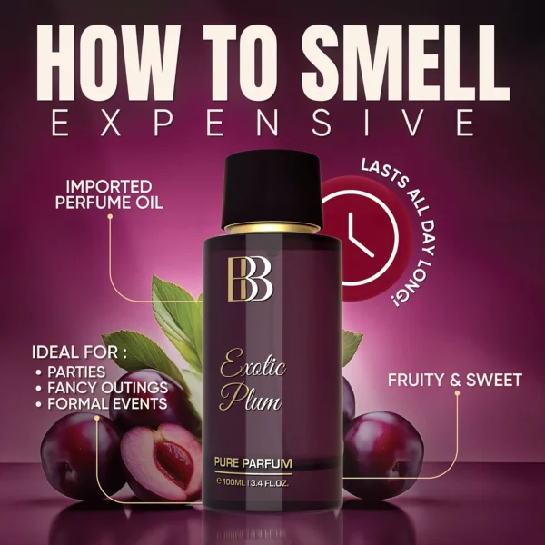 Bergamot – EXOTIC PLUM - Pure Perfume for Women - Image 6