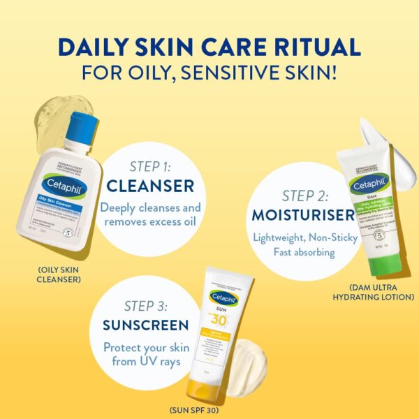 Cetaphil - Sun Spf 30 Sunscreen Gel, White, Hydrate & Nourish With Chemical Free Sun Protection,100 ml - Image 7