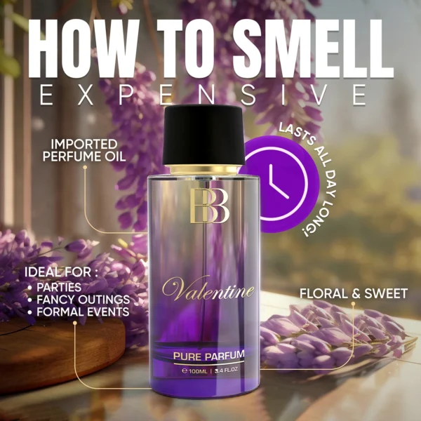 Bergamot – Valentine Pure Perfume for Women - Image 5