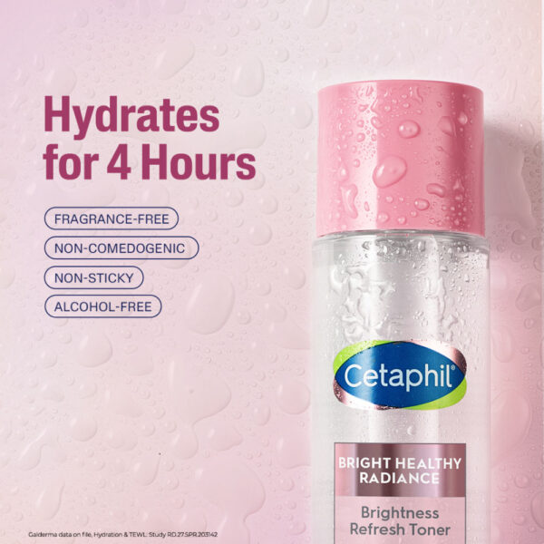 Cetaphil - Brightness Refresh Toner Bright Healthy Radiance With Niacinamide Reduces Dark Spots Dermatologist Tested (150ml) - Image 3