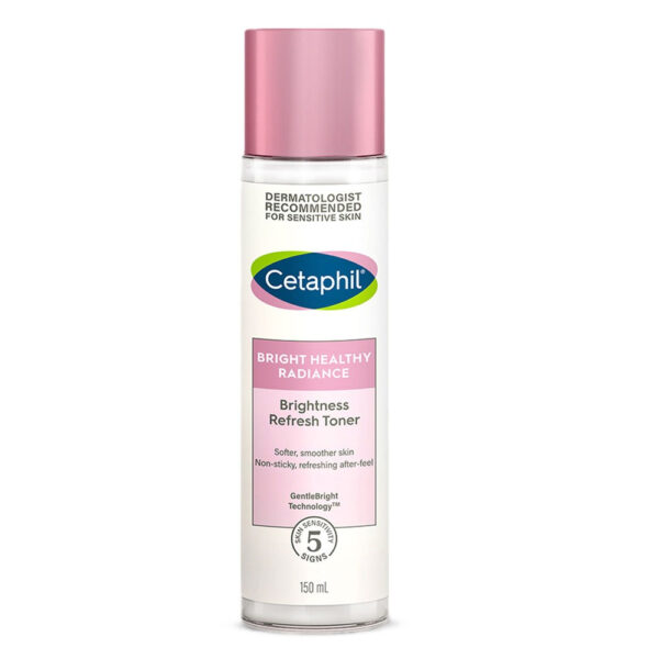 Cetaphil - Brightness Refresh Toner Bright Healthy Radiance With Niacinamide Reduces Dark Spots Dermatologist Tested (150ml)