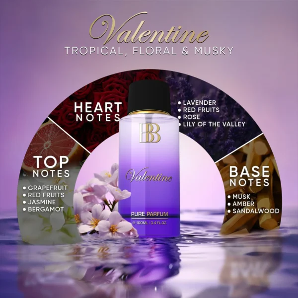 Bergamot – Valentine Pure Perfume for Women - Image 6