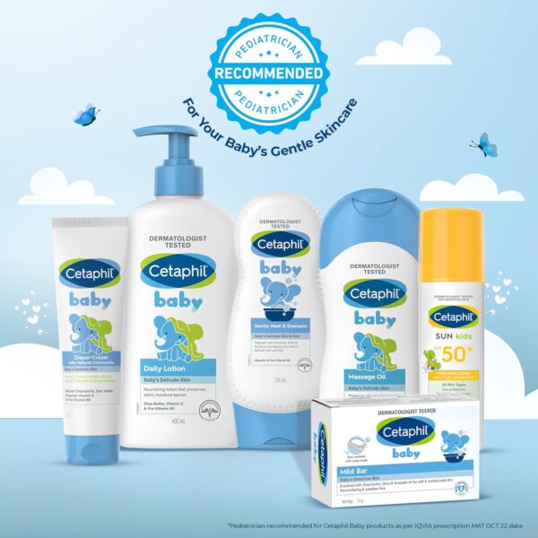 Cetaphil - Baby Daily Lotion With Organic Calendula for Face & Body (400ml) - Image 6