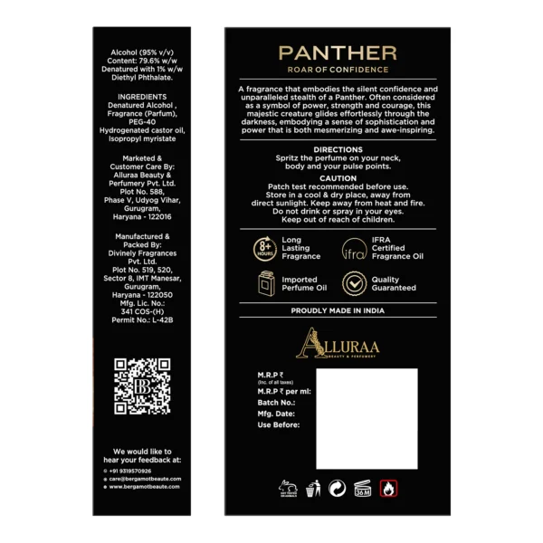 Bergamot - PANTHER Men Perfume - Image 2