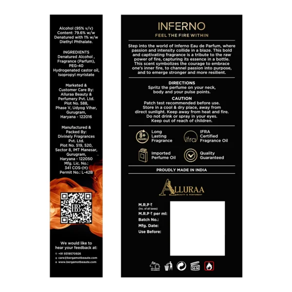Bergamot - Inferno Eau de Parfum - Image 8