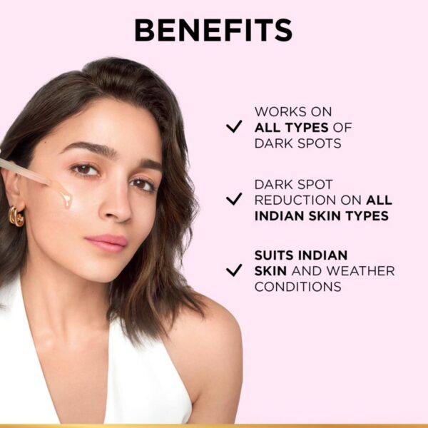 Loreal Paris -Glycolic Bright 8% [Melasyl + Niacinamide] Face Serum for Brightening Dark Spots - Image 8