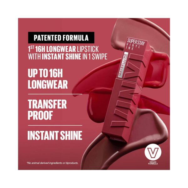 Maybelline - Superstay Vinyl Ink Liquid Lipstick - Image 3