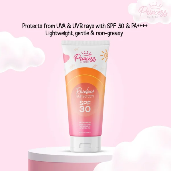 Princess By RENEE Rainbow Sunscreen with SPF 30 - Image 2