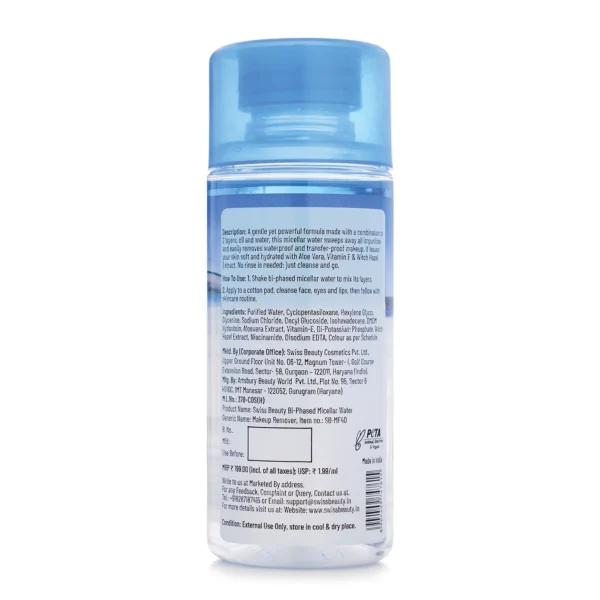 Swiss Beauty - Bi-Phased Micellar Water - Image 3
