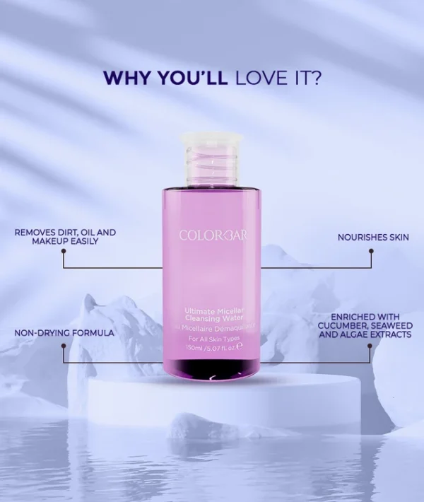 Colorbar - Ultimate Micellar Cleansing Water - Image 3