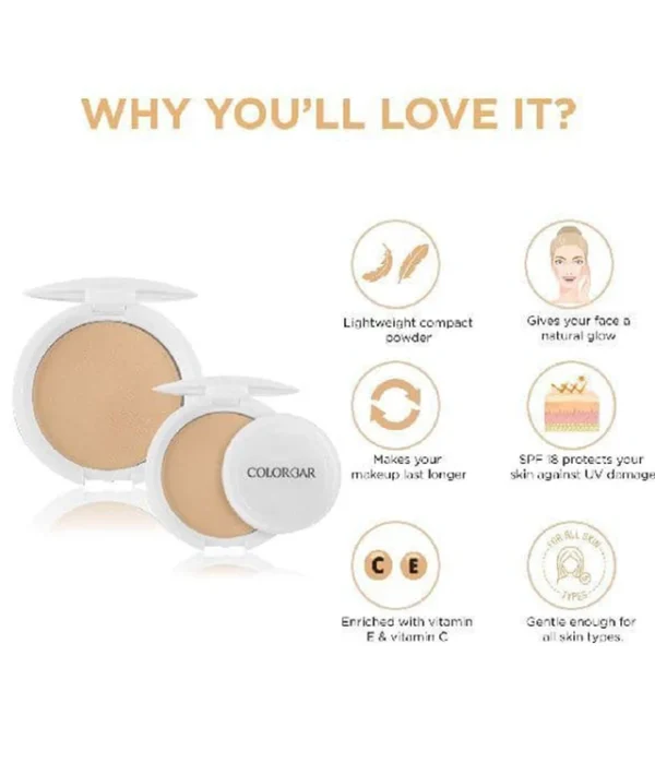 Colorbar - Radiant White Uv Fairness Compact Powder - Image 3
