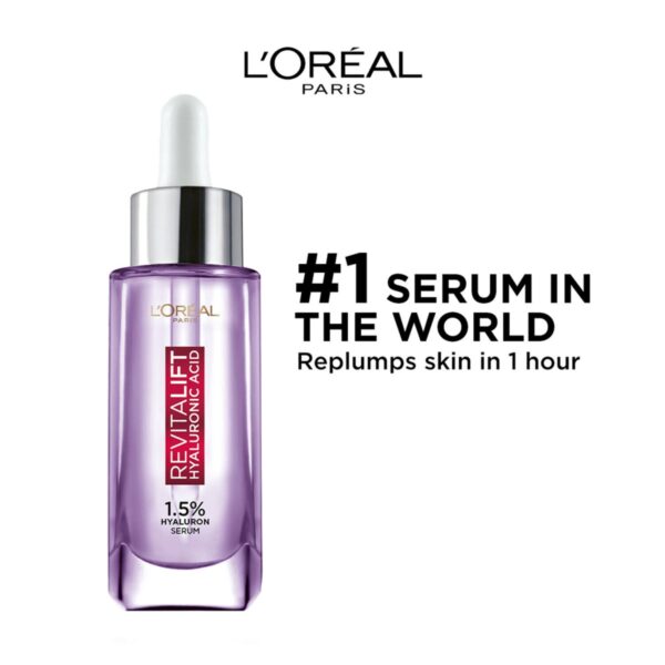 Loreal Paris - Revitalift Hydrating Acid With 1.5 % Hyaluronic Peplumping Serum - Image 2