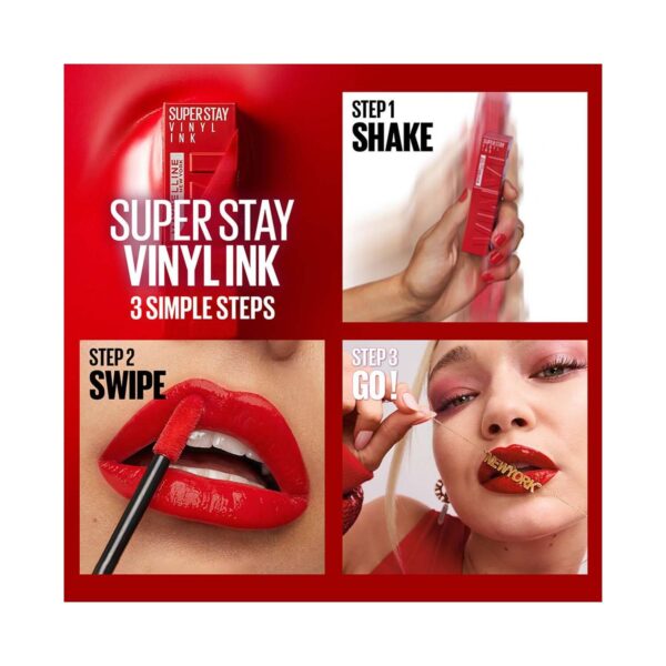 Maybelline - Superstay Vinyl Ink Liquid Lipstick - Image 5
