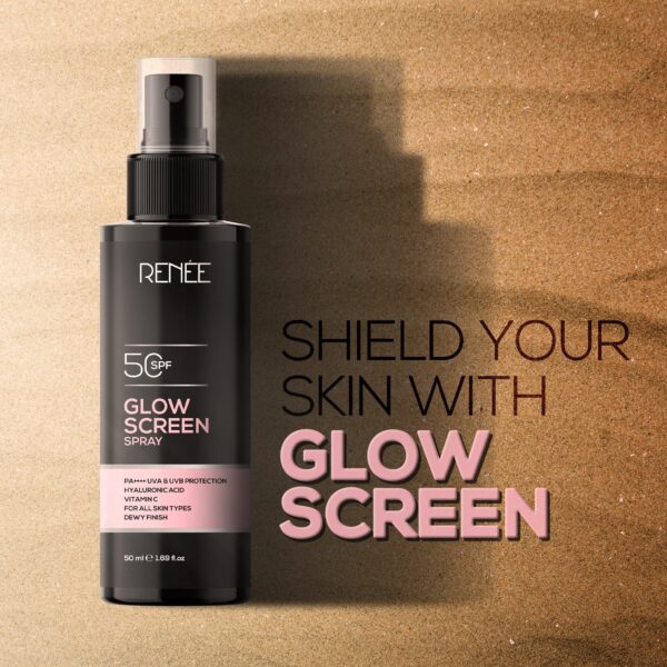 RENEE - Glowscreen SPF 50 Sunscreen Spray (Dewy Finish) - Image 2