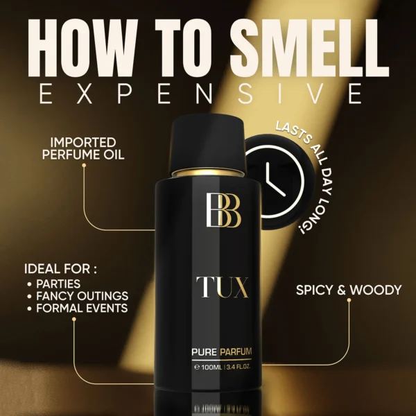 Bergamot – TUX Pure Perfume for Men - Image 3