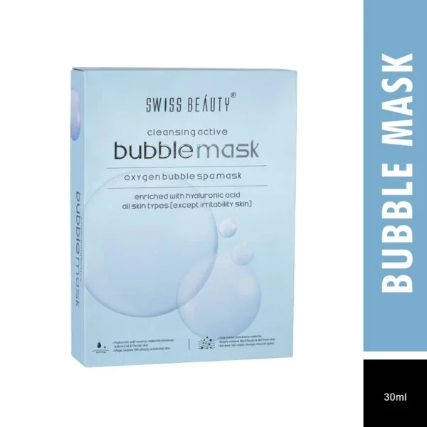 Swiss Beauty - Cleansing Active Bubble Mask - Image 2