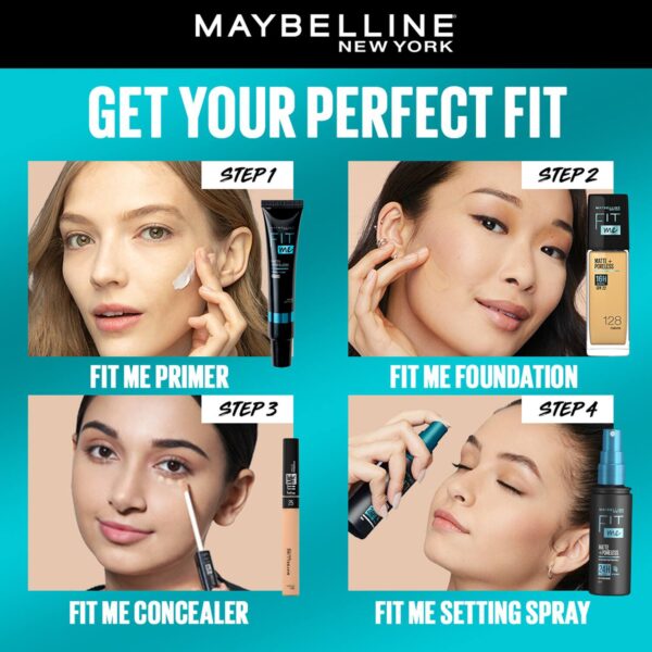 Maybelline Fit Me Matte + Poreless Setting Spray Primer - Image 7