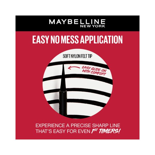 Maybelline - New York Tattoo 48H Dip In Liquid Eye Liner - Black - Image 5